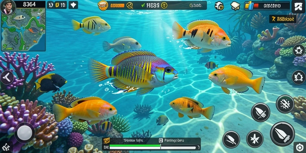 Tampilan menangkap ikan yang seru dari 8364.