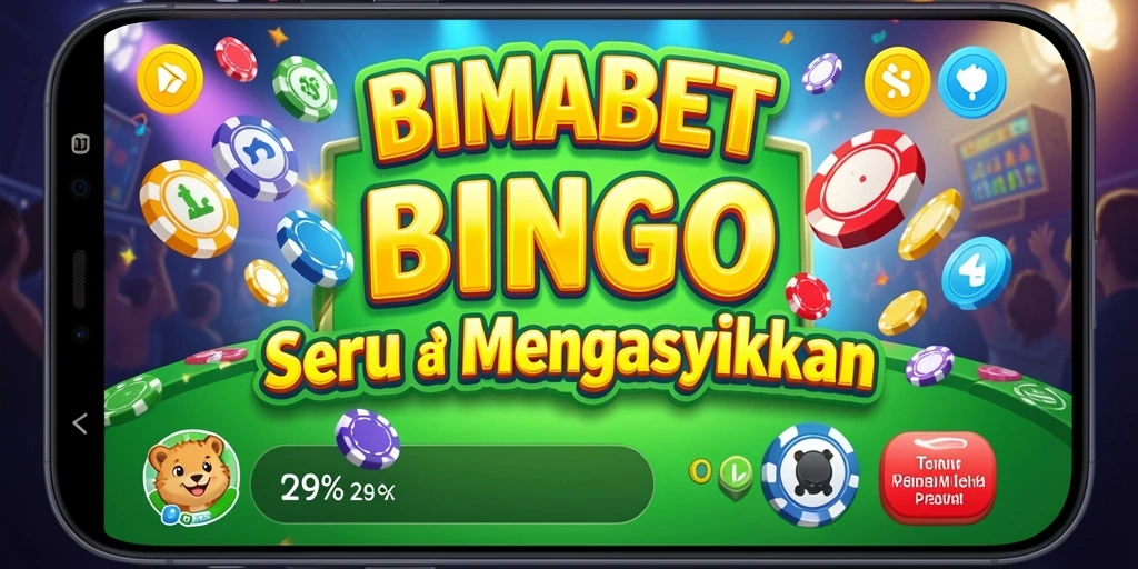 Tangkapan layar gameplay Bingo di BIMABET yang seru dan interaktif.