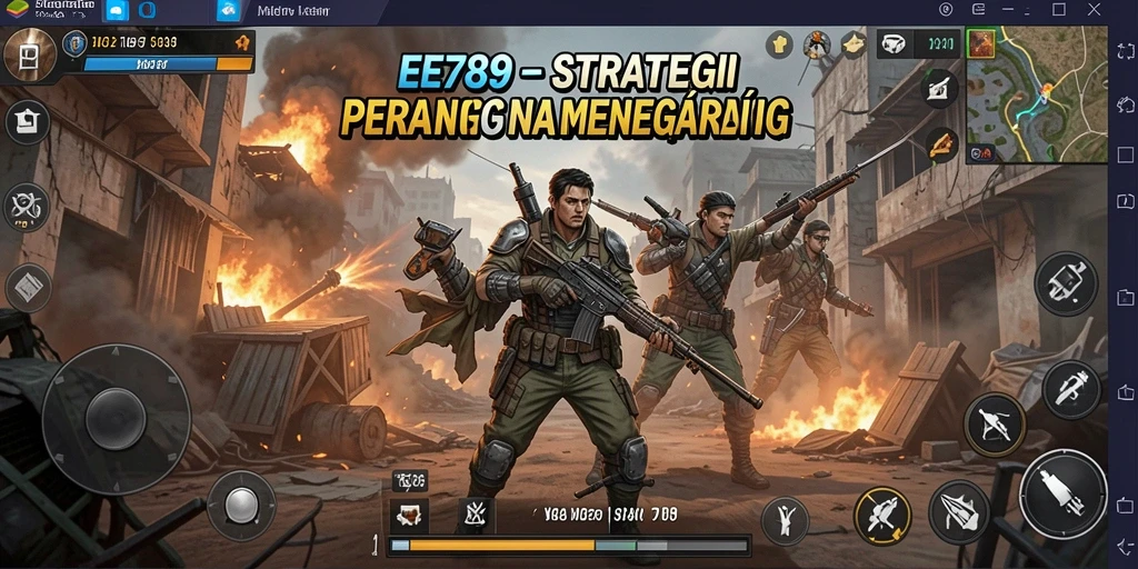 Gameplay intens di EE789 dengan pertempuran strategis yang seru.
