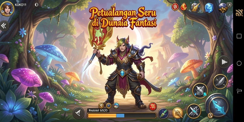 Tampilan gameplay seru KOKO11 dalam dunia petualangan.