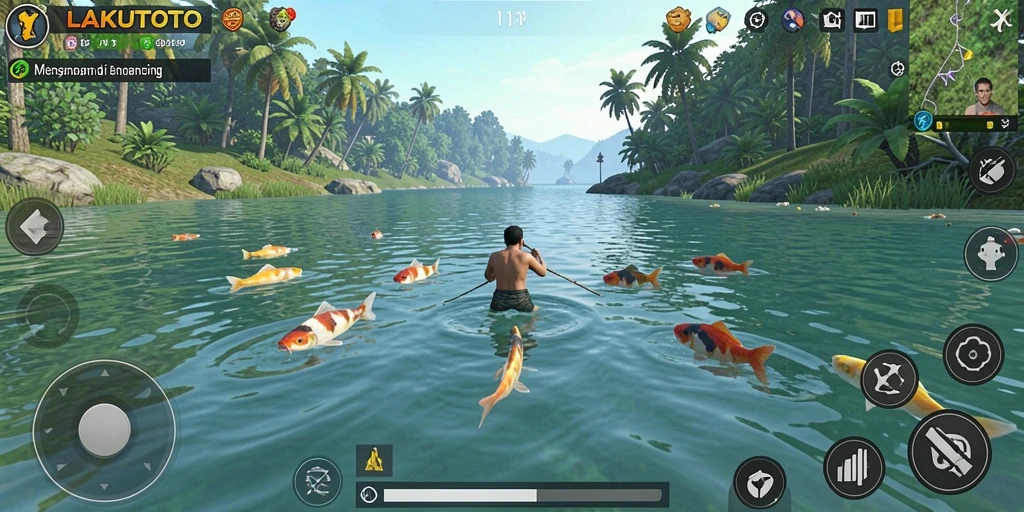 Tangkapan ikan beragam dan gameplay seru di LAKUTOTO.