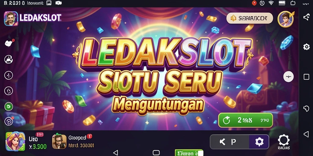 Gameplay seru dan menguntungkan dalam LEDAKSLOT yang penuh warna.