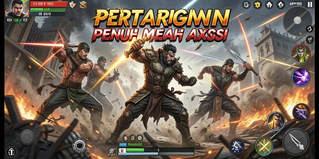 Tampilan gameplay MPO555 yang penuh aksi dan seru.