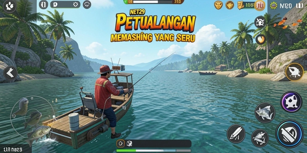 Tangkapan besar dalam NET29 saat memancing di danau.