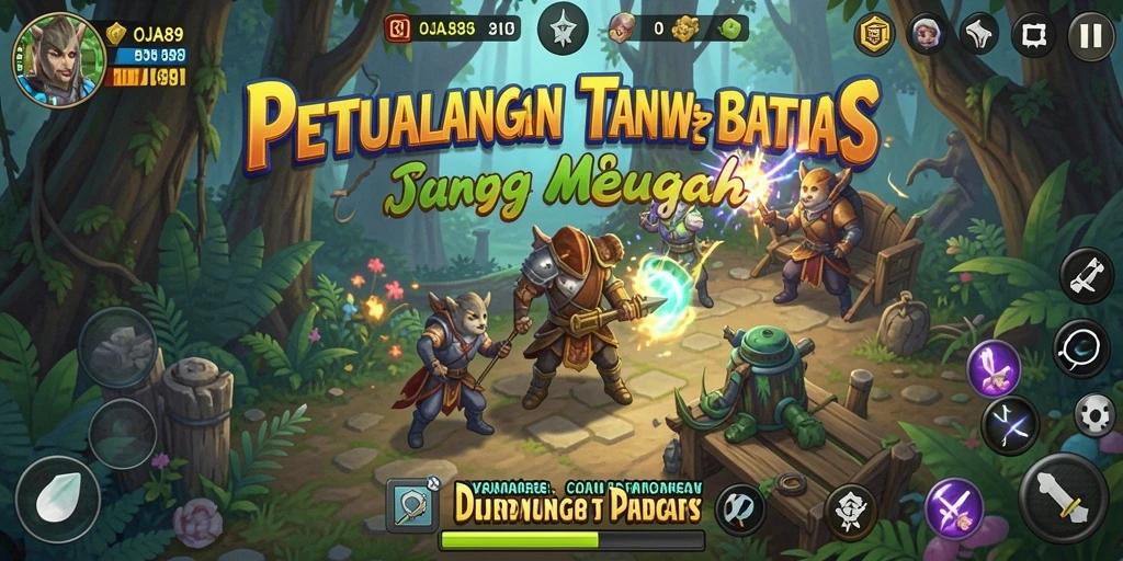 Screenshot gameplay OJA89 yang menampilkan petualangan mendebarkan.