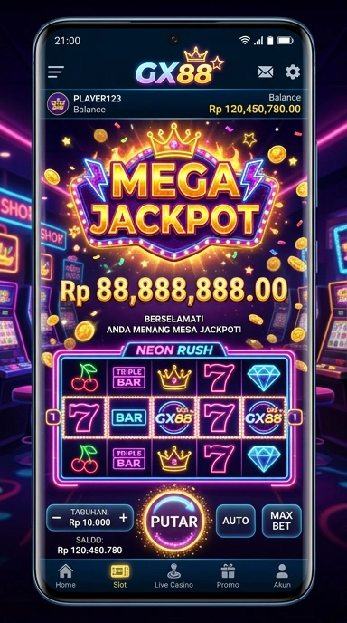 Tampilan antarmuka aplikasi gx88 yang intuitif.